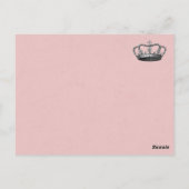 プリンセスベビーシャワーありがとう ポストカード (裏面)