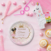 プリンセスベビーシャワープレート ペーパープレート (パーティー)
