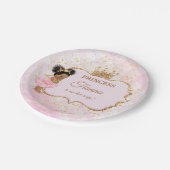 プリンセスベビーシャワープレート ペーパープレート (アングル)