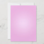 プリンセスベビーシャワー招待状、リトルプリンセス。 招待状 (裏面)