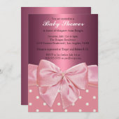 プリンセスベビーシャワー招待状 招待状 (正面/裏面)