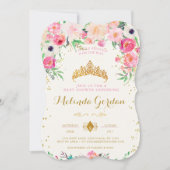 プリンセスベビーシャワー招待状 招待状 (正面)