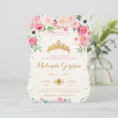 プリンセスベビーシャワー招待状 招待状 (スタンド正面)