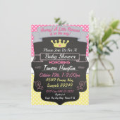 プリンセスベビーシャワー招待状 招待状 (スタンド正面)