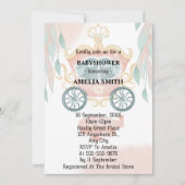 プリンセスベビーシャワー 招待状 (正面)