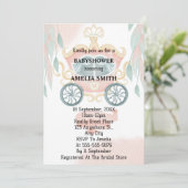 プリンセスベビーシャワー 招待状 (スタンド正面)