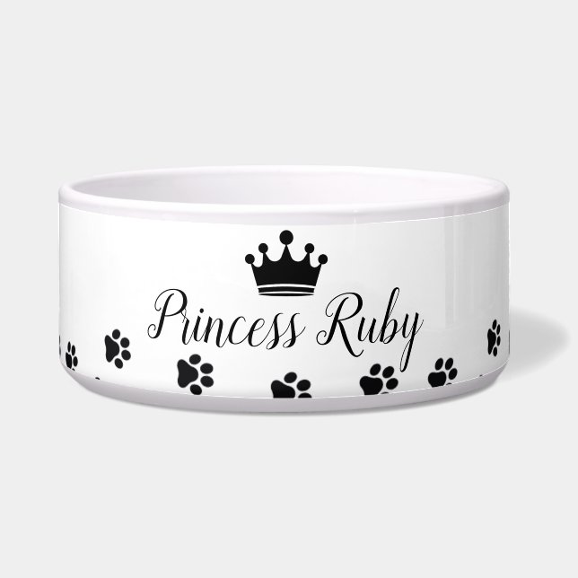 プリンセスペットの名前 ボウル (正面)