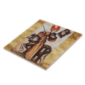 プリンセスペンテシレイアとしての中世の騎士ヘラルド タイル (側面)