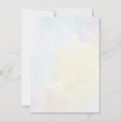 プリンセスボヘミアンバースデーパーティー 招待状 (裏面)