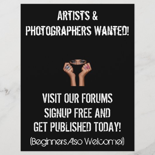 プリンセスポートレートマーケティングフライヤー チラシ (正面)