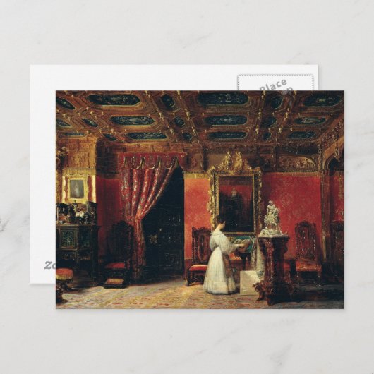 プリンセスマリー・ドリンズは彼女のゴシック様式スタジオで ポストカード (正面/裏面)