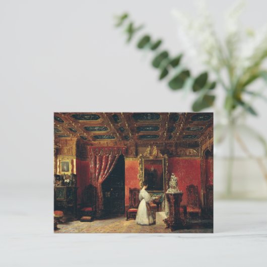 プリンセスマリー・ドリンズは彼女のゴシック様式スタジオで ポストカード (スタンド正面)