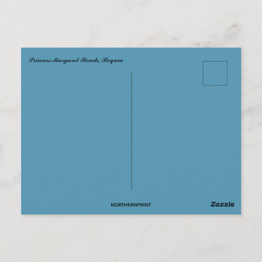 プリンセスマーガレットビーチインベキア ポストカード (裏面)