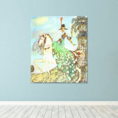 プリンセスミノンミネットカイニールセンファインアート キャンバスプリント (インサイチュ (ウッドフロア))