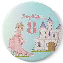 プリンセスユニコーンピンクブルーキャッスルキュートバースデーB