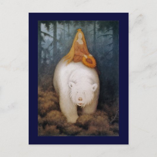 プリンセスライディングキングポーラーベア ポストカード (正面)