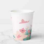 プリンセスライディングユニコーン紙カップ 紙コップ (裏面)