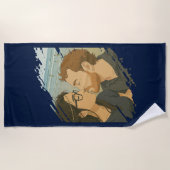 プリンセスラブビーチタオル ビーチタオル (正面)