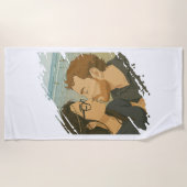 プリンセスラブビーチタオル ビーチタオル (正面)