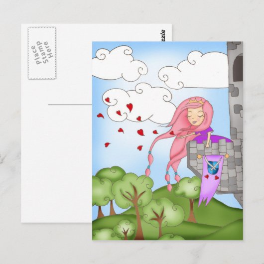 プリンセスラブ – はがき (正面/裏面)