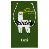 プリンセスラマデザイン-抱き枕 – 小 スモールペーパーバッグ (裏面)