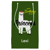 プリンセスラマデザイン-抱き枕 – 小 スモールペーパーバッグ (正面)