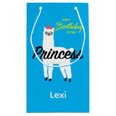 プリンセスラマデザイン-抱き枕 – 小 スモールペーパーバッグ (裏面)