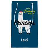 プリンセスラマデザイン-抱き枕 – 小 スモールペーパーバッグ (正面)