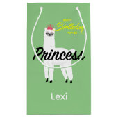 プリンセスラマデザイン-抱き枕 – 小 スモールペーパーバッグ (裏面)