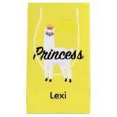 プリンセスラマデザイン-抱き枕 – 小 スモールペーパーバッグ (正面)