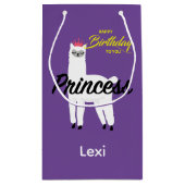 プリンセスラマデザイン-抱き枕 – 小 スモールペーパーバッグ (裏面)