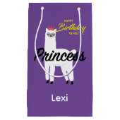 プリンセスラマデザイン-抱き枕 – 小 スモールペーパーバッグ (正面)