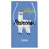 プリンセスラマデザイン-抱き枕 – 小 スモールペーパーバッグ (裏面)