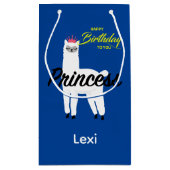 プリンセスラマデザイン-抱き枕 – 小 スモールペーパーバッグ (裏面)