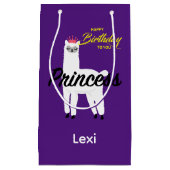 プリンセスラマデザイン-抱き枕 – 小 スモールペーパーバッグ (正面)