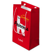 プリンセスラマデザイン-抱き枕 – 小 スモールペーパーバッグ (裏面アングル)