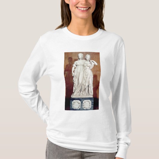 プリンセスルイーズ(1776-1810年)の二重彫像 Tシャツ (正面)