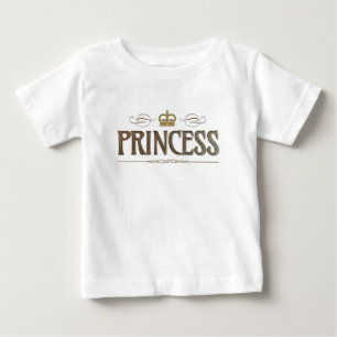 プリンセスレタリング - グランドメディーバルロイヤルクラウン ベビーTシャツ