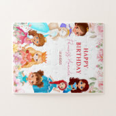 プリンセスロイヤルズガールハッピーバースデーゲームパズル ジグソーパズル (横)