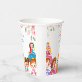 プリンセスロイヤルズピンクバースデーパーティー第3紙カップ 紙コップ (右)