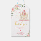 プリンセスワンスオンアタイム誕生日メッセージカード ギフトタグ (正面)