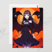 プリンセスヴァンパイアこうもり – ゴシック ポストカード (正面/裏面)