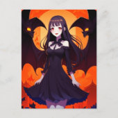 プリンセスヴァンパイアこうもり – ゴシック ポストカード (正面)