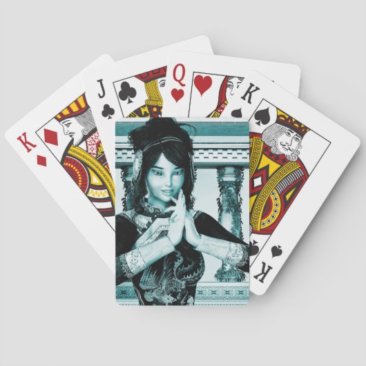 プリンセス中国 トランプ (裏面)