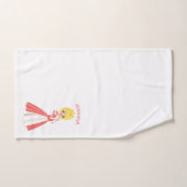 プリンセス付きハートパーソナライズされたバスタオルセット バスタオルセット (ハンドタオル)