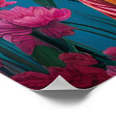 プリンセス付カラフル顔絵を描 ポスター (角)