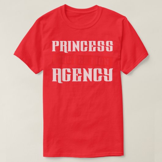 プリンセス保護庁 Tシャツ (デザイン正面)