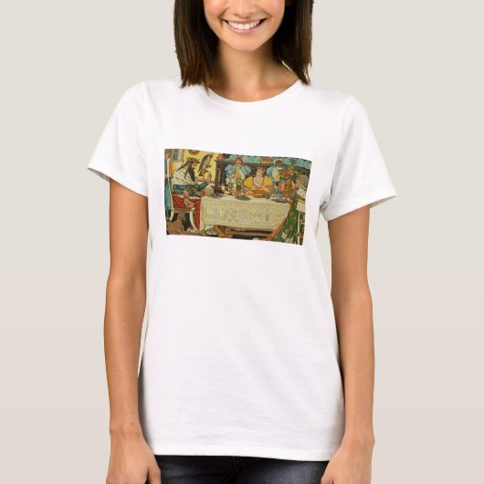 プリンセス共有は彼女のディナーをカエルと一緒に，から Tシャツ (正面)