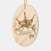 プリンセス冠 セラミックオーナメント (左)