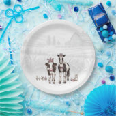 プリンセス動物誕生会 ペーパープレート (パーティー)